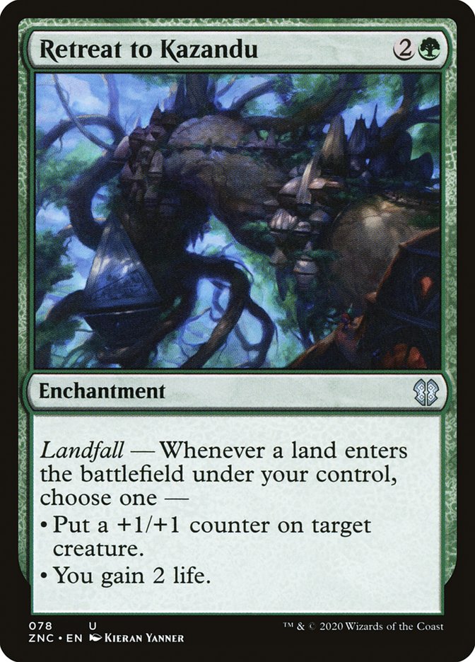 Retreat to Kazandu [Zendikar Rising Commander] | Odin's Place