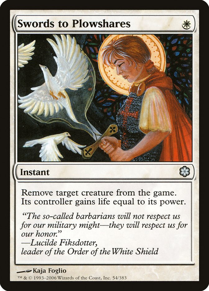 Swords to Plowshares (54) [Coldsnap Theme Decks] | Odin's Place