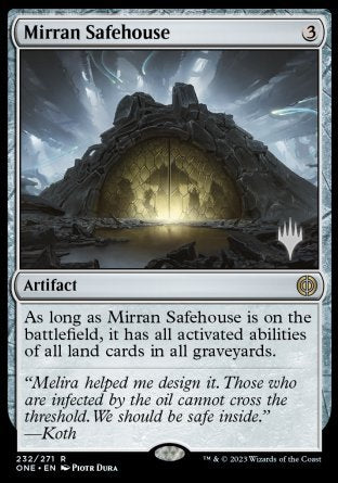 Mirran Safehouse (Promo Pack) [Phyrexia: All Will Be One Promos] | Odin's Place