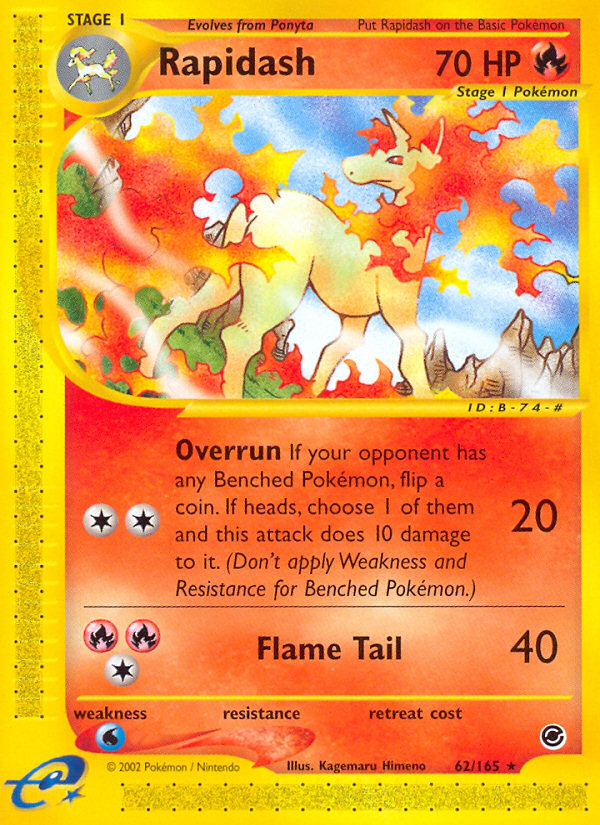Rapidash (62/165) [Expedition: Base Set] | Odin's Place