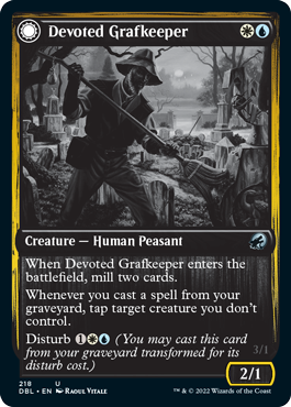 Devoted Grafkeeper // Departed Soulkeeper [Innistrad: Double Feature] | Odin's Place