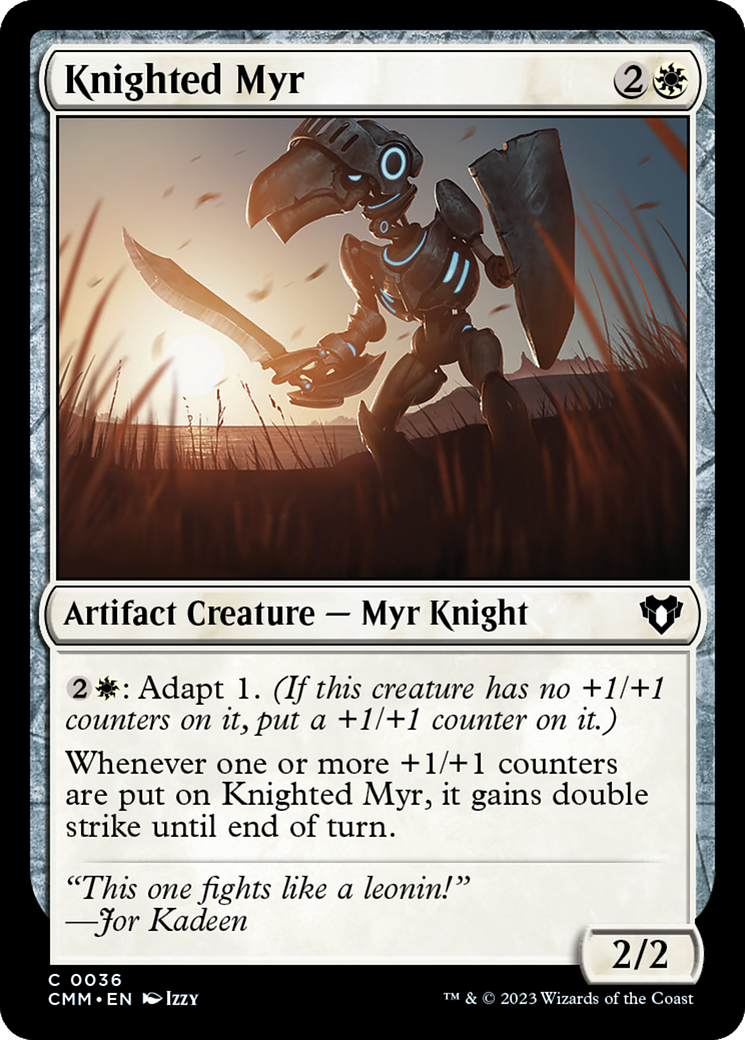Knighted Myr [Commander Masters] | Odin's Place