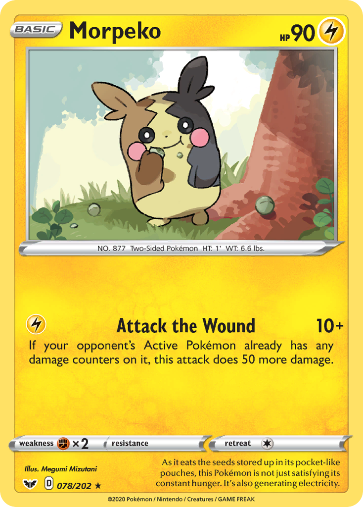 Morpeko (078/202) [Sword & Shield: Base Set] | Odin's Place