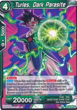 Turles, Dark Parasite (BT12-079) [Vicious Rejuvenation] | Odin's Place