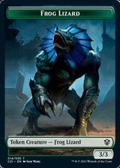 Frog Lizard // Elephant Double-Sided Token [Commander 2021 Tokens] | Odin's Place