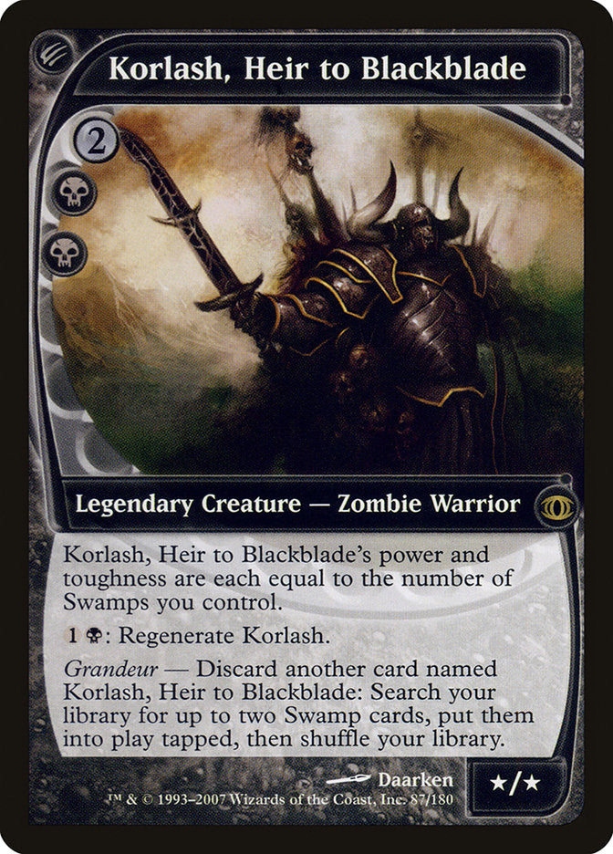 Korlash, Heir to Blackblade (87) [Future Sight] | Odin's Place