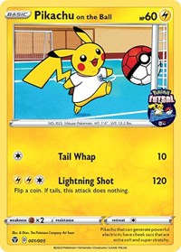 Pikachu on the Ball (001/005) [Miscellaneous Cards] | Odin's Place