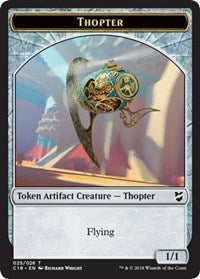 Thopter (025) // Servo Double-Sided Token [Commander 2018 Tokens] | Odin's Place