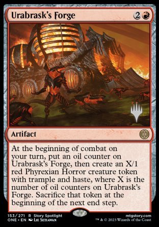 Urabrask's Forge (Promo Pack) [Phyrexia: All Will Be One Promos] | Odin's Place