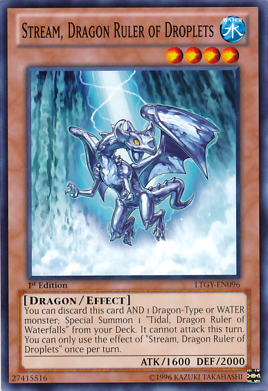 Stream, Dragon Ruler of Droplets [LTGY-EN096] Common | Odin's Place