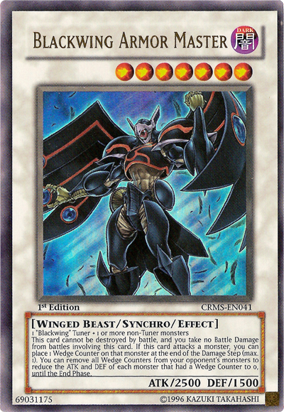 Blackwing Armor Master [CRMS-EN041] Ultra Rare | Odin's Place