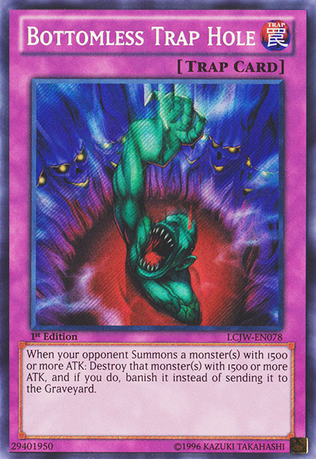 Bottomless Trap Hole [LCJW-EN078] Secret Rare | Odin's Place