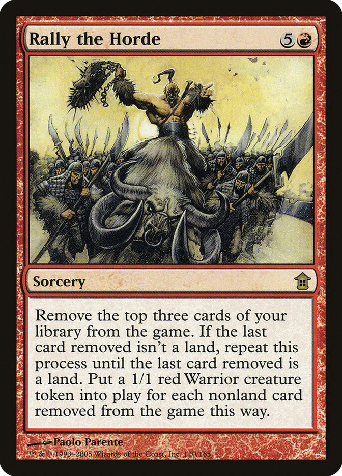 Rally the Horde (110) [Saviors of Kamigawa] | Odin's Place