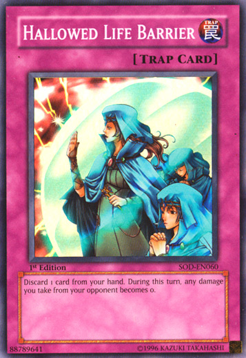 Hallowed Life Barrier [SOD-EN060] Super Rare | Odin's Place