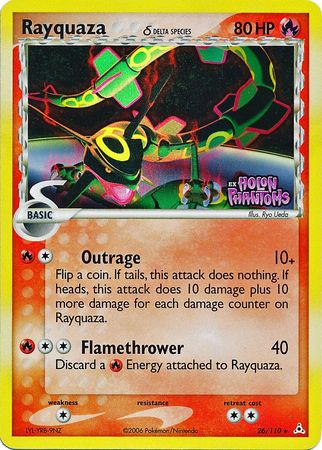 Rayquaza (26/110) (Delta Species) (Stamped) [EX: Holon Phantoms] | Odin's Place