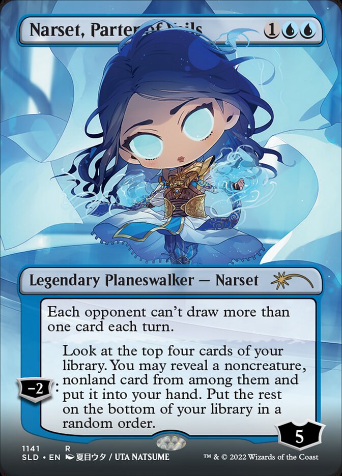 Narset, Parter of Veils (Borderless) [Secret Lair Drop Series] | Odin's Place