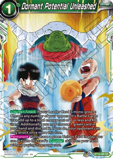 Dormant Potential Unleashed (Event Pack 08) (BT10-088) [Tournament Promotion Cards] | Odin's Place