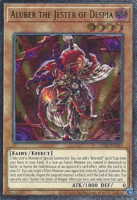 Aluber the Jester of Despia [OP20-EN003] Ultimate Rare | Odin's Place