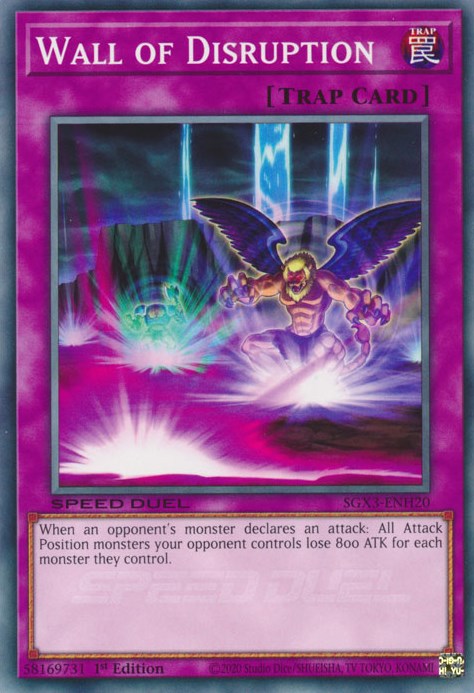 Wall of Disruption [SGX3-ENH20] Common | Odin's Place