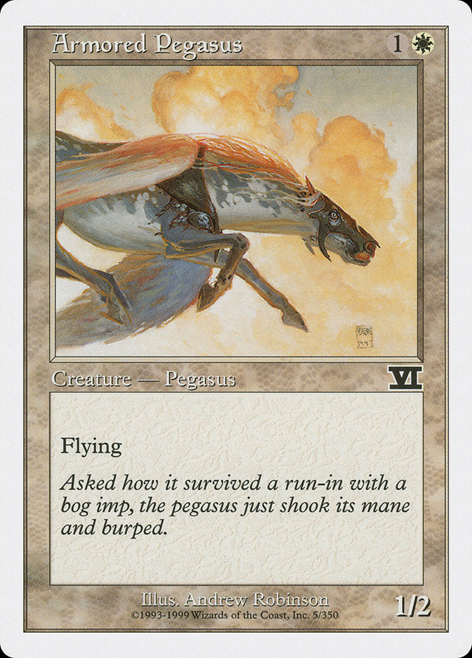 Armored Pegasus (5) [Classic Sixth Edition] | Odin's Place