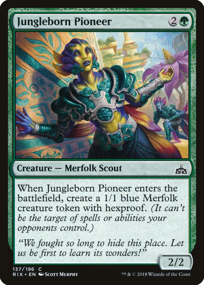 Jungleborn Pioneer (137) [Rivals of Ixalan] | Odin's Place