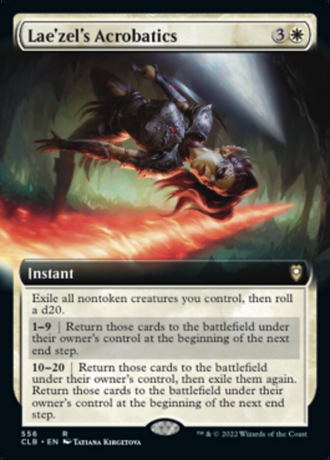Lae'zel's Acrobatics (Extended Art) [Commander Legends: Battle for Baldur's Gate] | Odin's Place