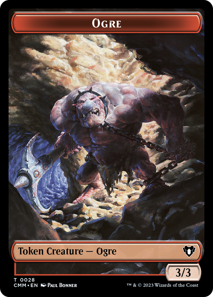Treasure // Ogre Double-Sided Token [Commander Masters Tokens] | Odin's Place