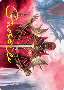 Markov Purifier Art Card (Gold-Stamped Signature) [Innistrad: Crimson Vow Art Series] | Odin's Place