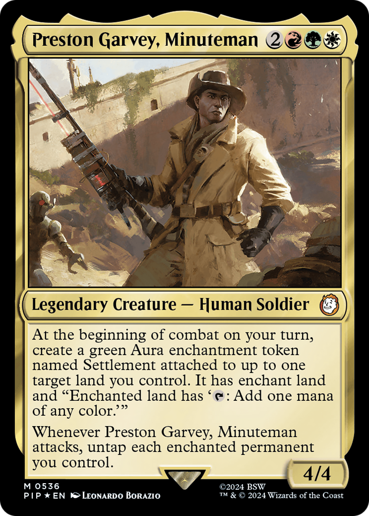 Preston Garvey, Minuteman (Surge Foil) [Fallout] | Odin's Place