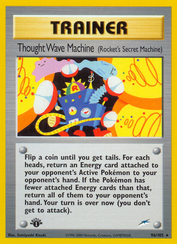 Thought Wave Machine (96/105) (Rocket's Secret Machine) [Neo Destiny 1st Edition] | Odin's Place