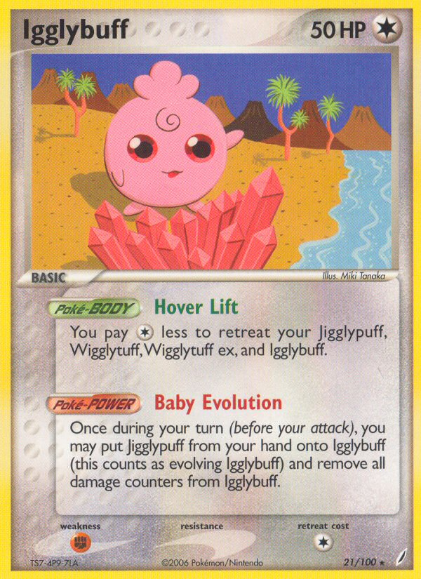 Igglybuff (21/100) [EX: Crystal Guardians] | Odin's Place