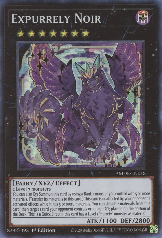 Expurrely Noir [AMDE-EN018] Super Rare | Odin's Place