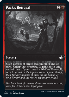 Pack's Betrayal [Innistrad: Double Feature] | Odin's Place