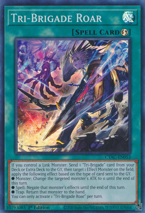 Tri-Brigade Roar [CYAC-EN053] Super Rare | Odin's Place