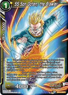 SS Son Goten, the Brawler (BT14-099) [Cross Spirits] | Odin's Place