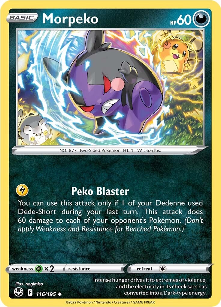 Morpeko (116/195) [Sword & Shield: Silver Tempest] | Odin's Place