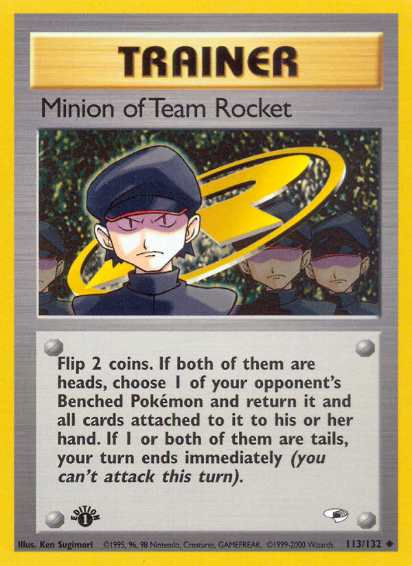 Minion of Team Rocket (113/132) [Gym Heroes 1st Edition] | Odin's Place