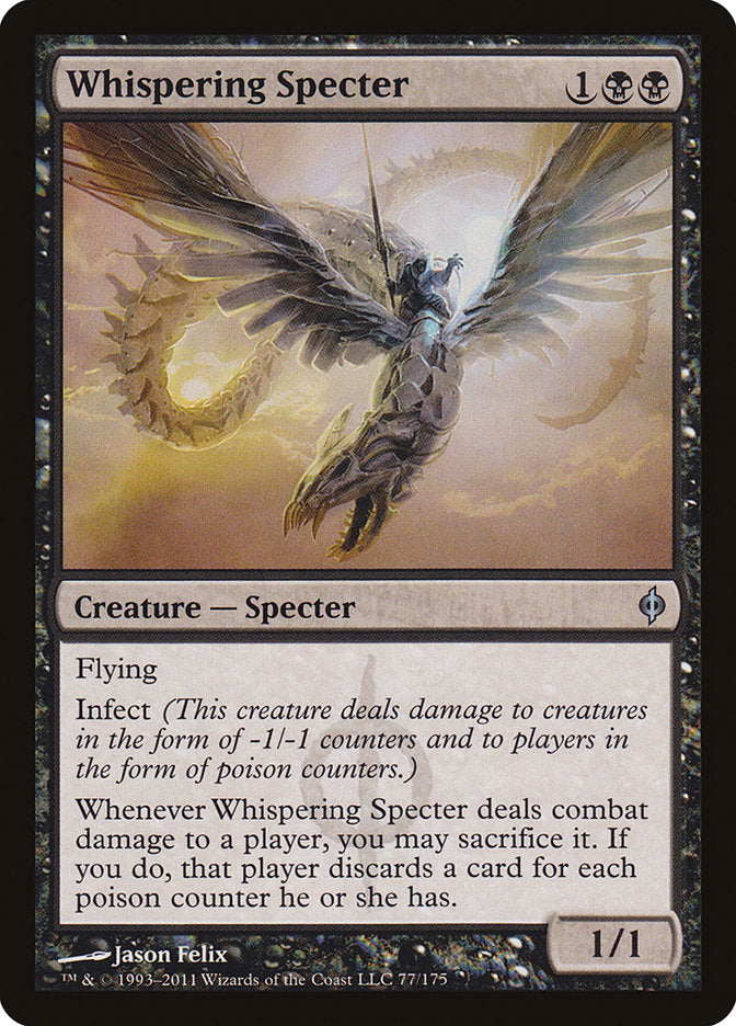 Whispering Specter (77) [New Phyrexia] | Odin's Place