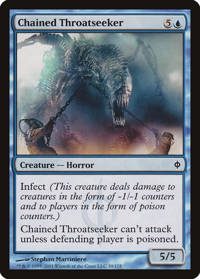Chained Throatseeker (30) [New Phyrexia] | Odin's Place