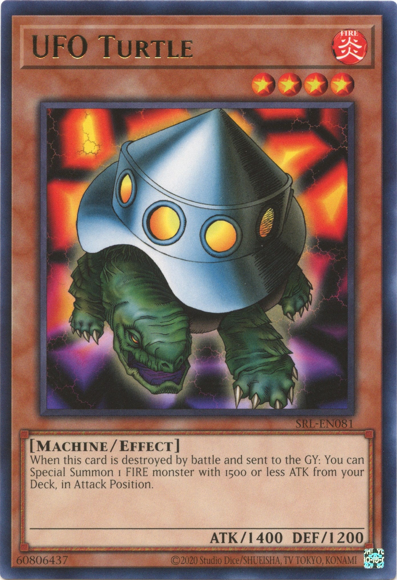 UFO Turtle (25th Anniversary) [SRL-EN081] Rare | Odin's Place
