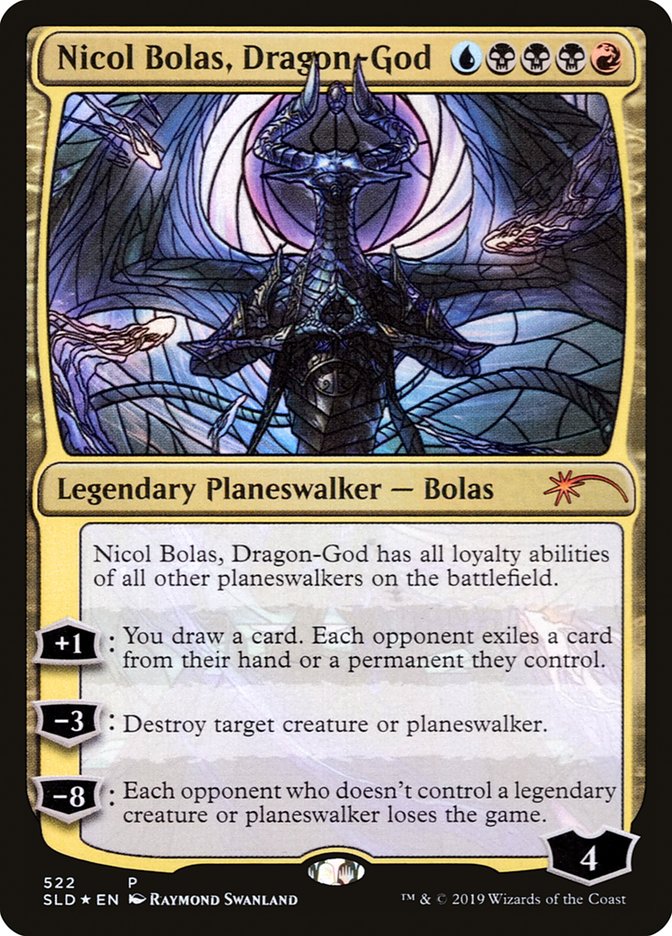 Nicol Bolas, Dragon-God (Stained Glass) [Secret Lair Drop Promos] | Odin's Place