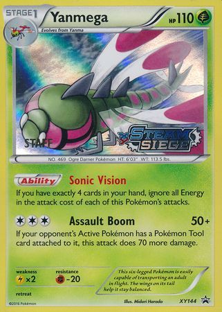 Yanmega (XY144) (Staff) [XY: Black Star Promos] | Odin's Place