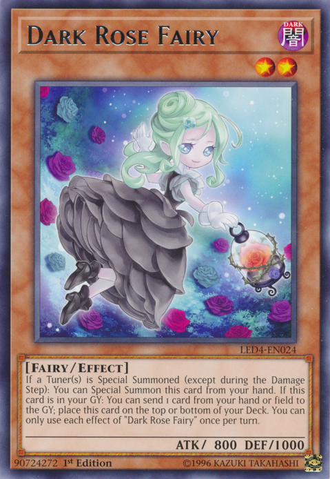 Dark Rose Fairy [LED4-EN024] Rare | Odin's Place