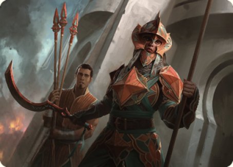 Siege Veteran Art Card [The Brothers' War Art Series] | Odin's Place