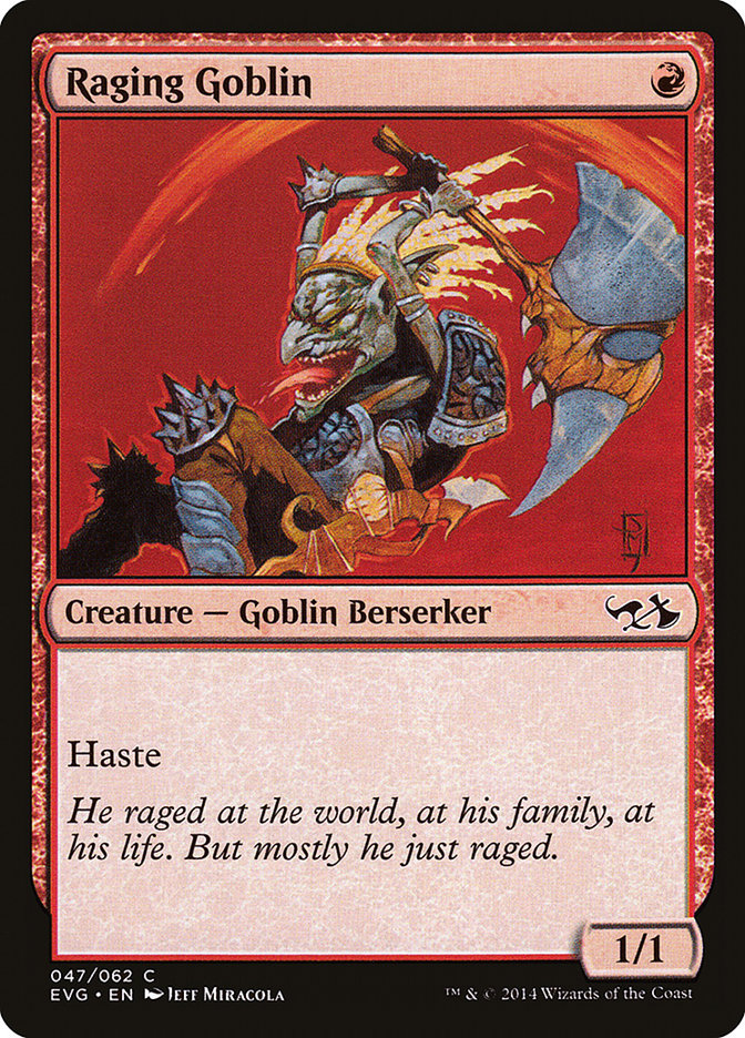 Raging Goblin (47) (Elves vs. Goblins) [Duel Decks Anthology] | Odin's Place