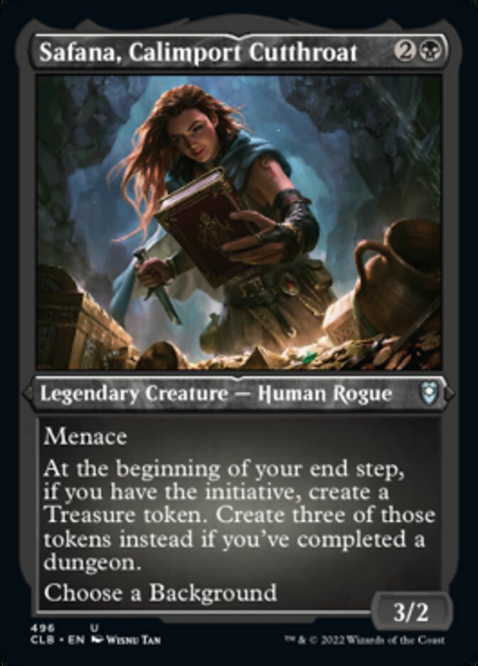 Safana, Calimport Cutthroat (Foil Etched) [Commander Legends: Battle for Baldur's Gate] | Odin's Place