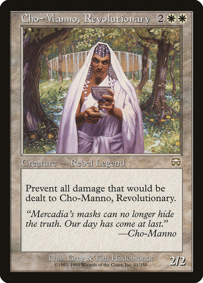 Cho-Manno, Revolutionary (11) [Mercadian Masques] | Odin's Place