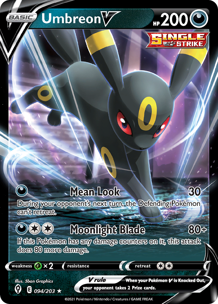 Umbreon V (094/203) (Intro Deck) [Sword & Shield: Evolving Skies] | Odin's Place