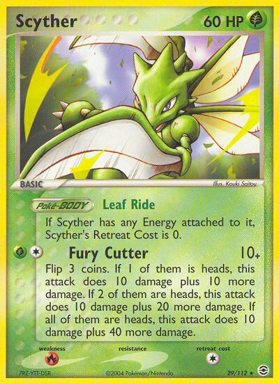 Scyther (29/112) [EX: FireRed & LeafGreen] | Odin's Place