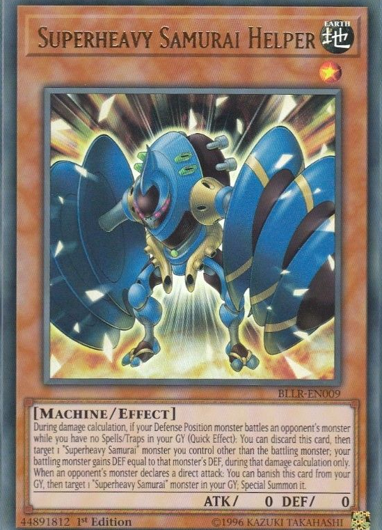 Superheavy Samurai Helper [BLLR-EN009] Ultra Rare | Odin's Place